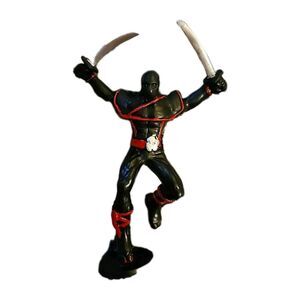 Stealth Ninja Black Loose 4.5" Action Figure California Costumes Cake Topper Fig